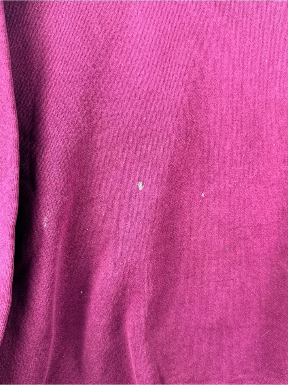 Vintage 80s‎ Blank Heather Maroon Discus Pullover Crewneck Sweatshirt USA S/M